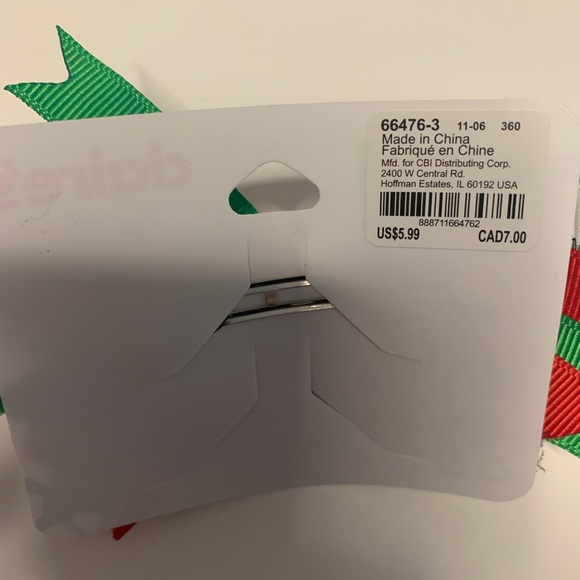 Claire’s holiday clip on bow. New. - Picture 4 of 5